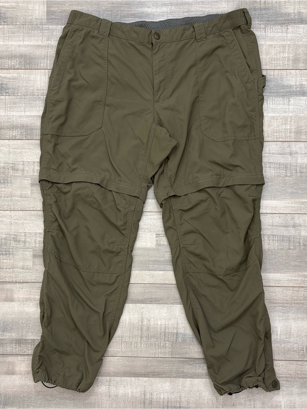 LL Bean Men’s XL Short Nylon Hiking Convertible Pants Zip Off Gorpcore Utility